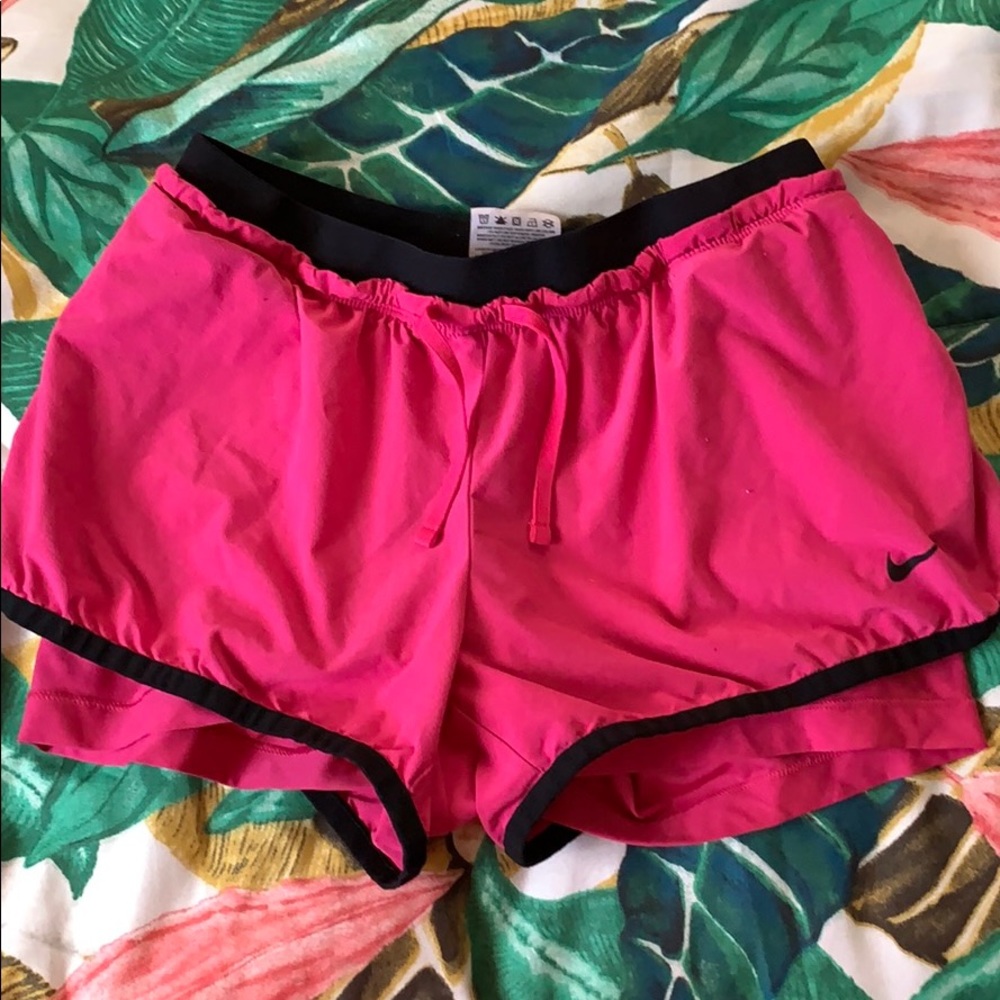 Nike shorts with spandex underneath